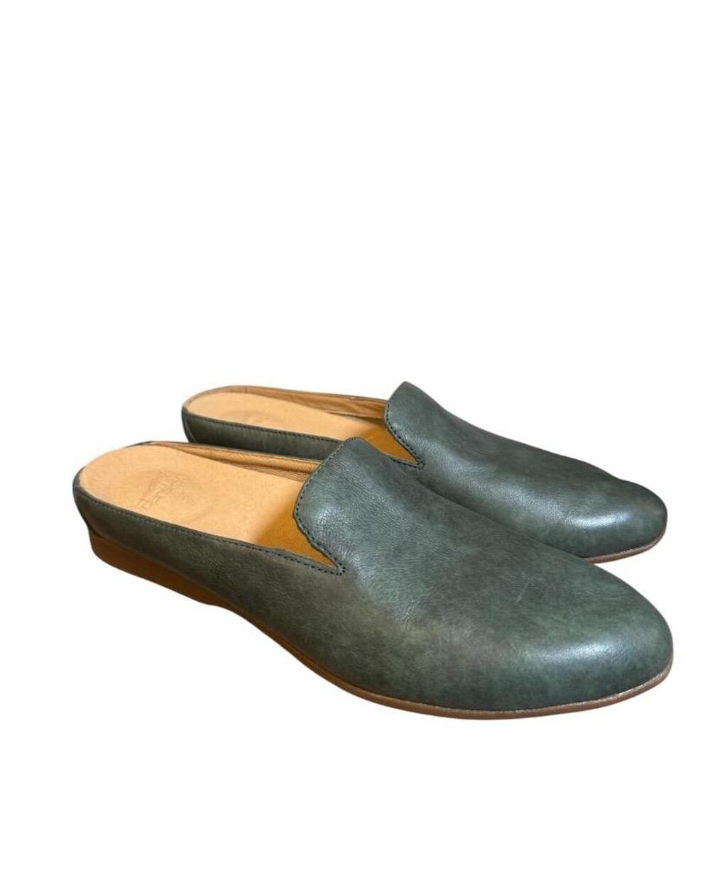 Dansko Lexie Green Leather Mule Women size 40 US 10
